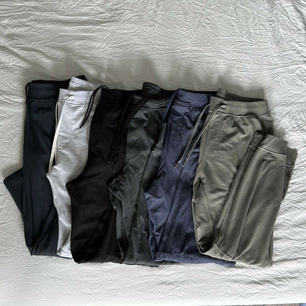 Men’s Lululemon Joggers (Large, Multiple Colors, Bulk Sale)